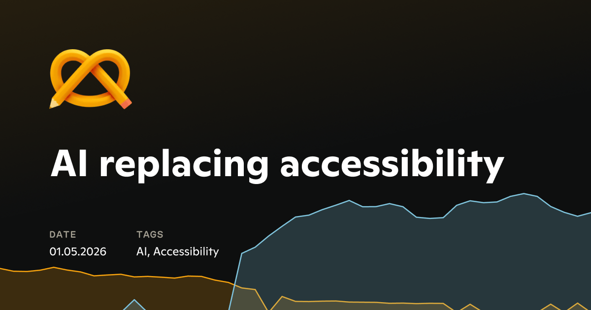 AI replacing accessibility · Medienbäcker Thomas Günther