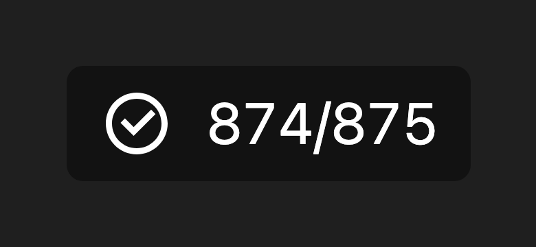 Counter showing 874 of 875 images with alt text.